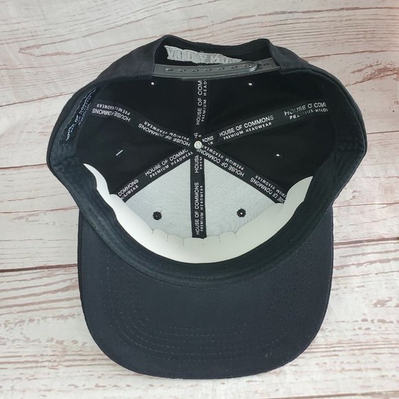 House Of Commons Premium Headwear Atlanta Embroidered %100 Cotton Snap Back Hat - Picture 3 of 12